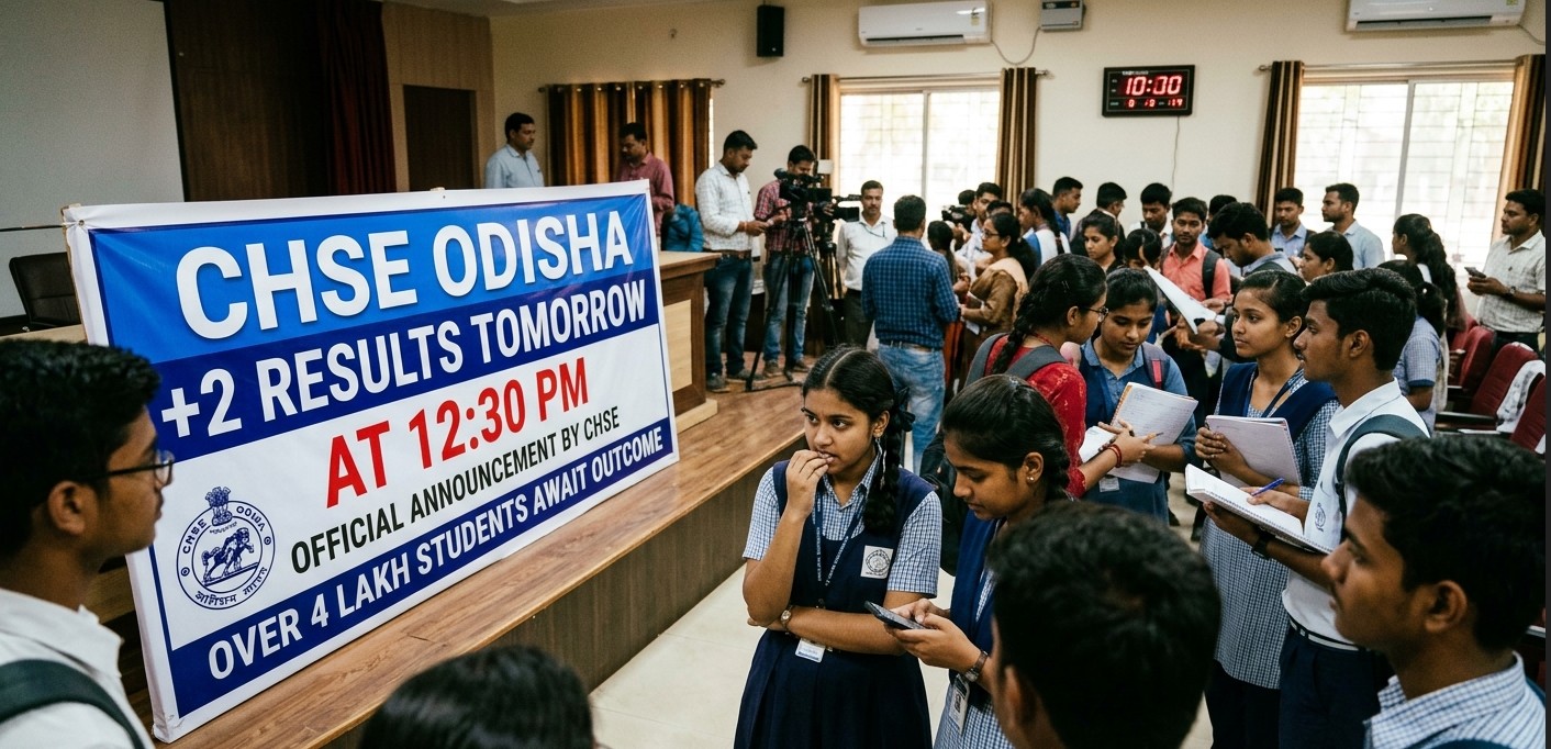 CHSE Odisha +2 Results 2026 to Be Declared Tomorrow at 12:30 PM